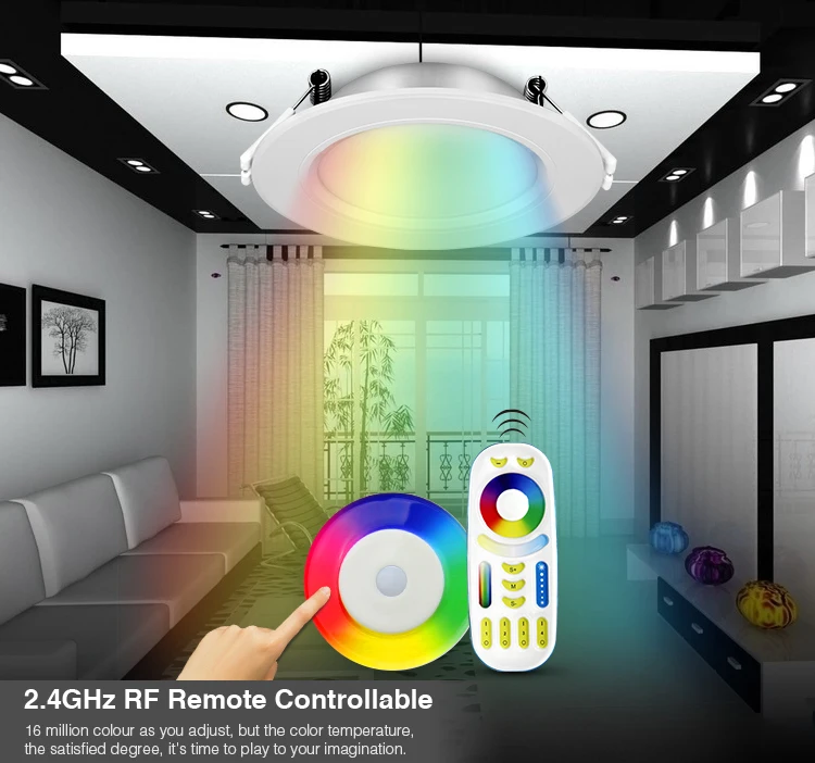 Mi светильник яркость диммер 6 Вт/12 Вт RGBCCT (RGB + теплый белый/белый) Светодиодный