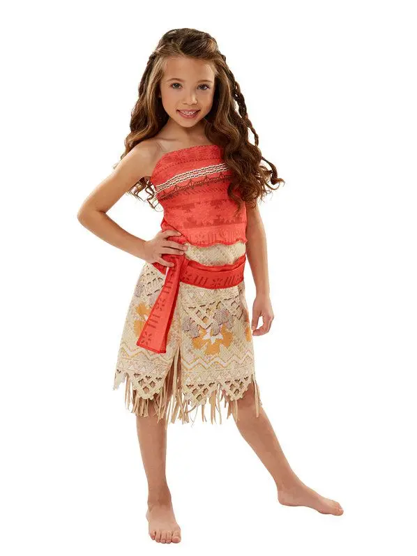 PaMaBa Kids Moana/приключенческий костюм; платье для девочек; летняя одежда; комплект одежды принцессы Vaiana; детское платье для костюмированной вечеринки на день рождения