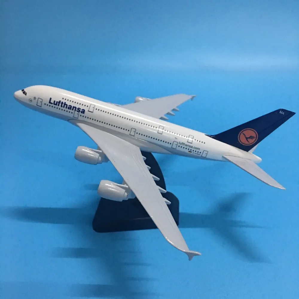 JASON TUTU 20 см модель самолета Модель самолета Lufthansa Airbus A380 модель самолета 1:200 литой под давлением металлический самолет игрушка в подарок