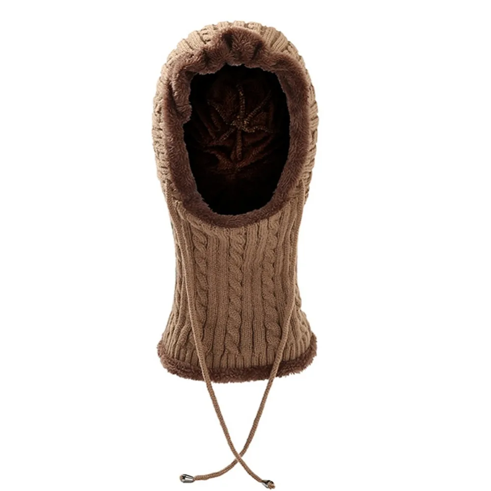 SYi Qarce зимние супер теплые вязанные шапочки Skullies Beanie Gorras Bonnet маска шапка для мужчин и женщин Спорт На Открытом Воздухе Шапка NM084-88