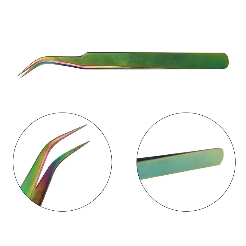 1 шт. пинцет для бровей из нержавеющей стали Хамелеон ультра точные инструменты