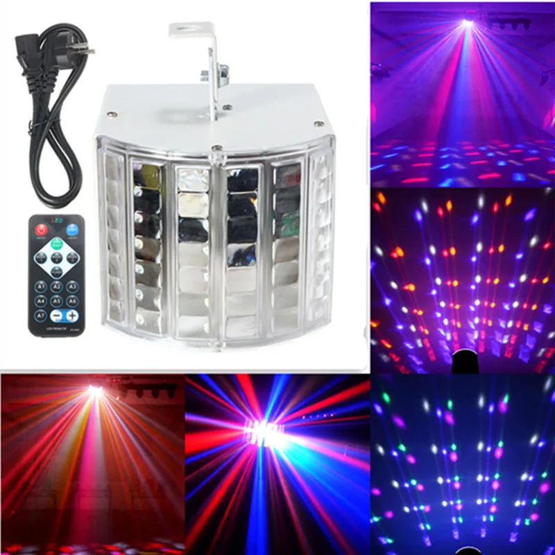 18 Вт LED RGB Авто/Звуковое управление DMX512 стробоскоп сценическое Освещение DJ диско