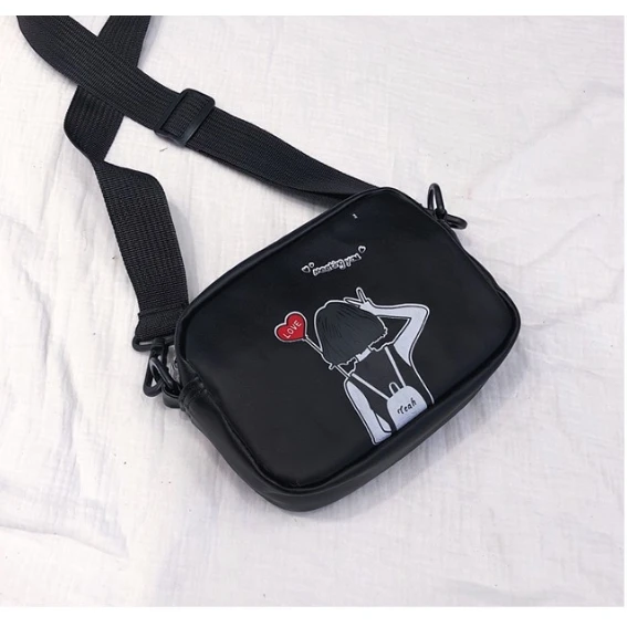 Студенческая цепочка для маленьких девочек сумка через плечо боковой рюкзак