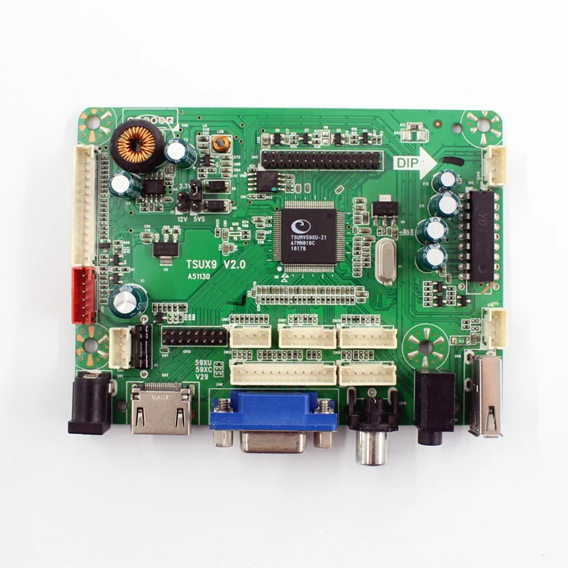 TSUX9 V2.0 аудио VGA AV USB HDMI совместимых с ЖК дисплей плата контроллера 1280X1024 17 дюймов