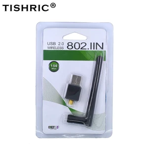 Мини USB WIFI адаптер TISHRIC, 150 Мбитс, 802.11ngb Антенна, Wi-Fi ключ, сетевая LAN-карта, высокая скорость для WindowsXP7 Vista Linux