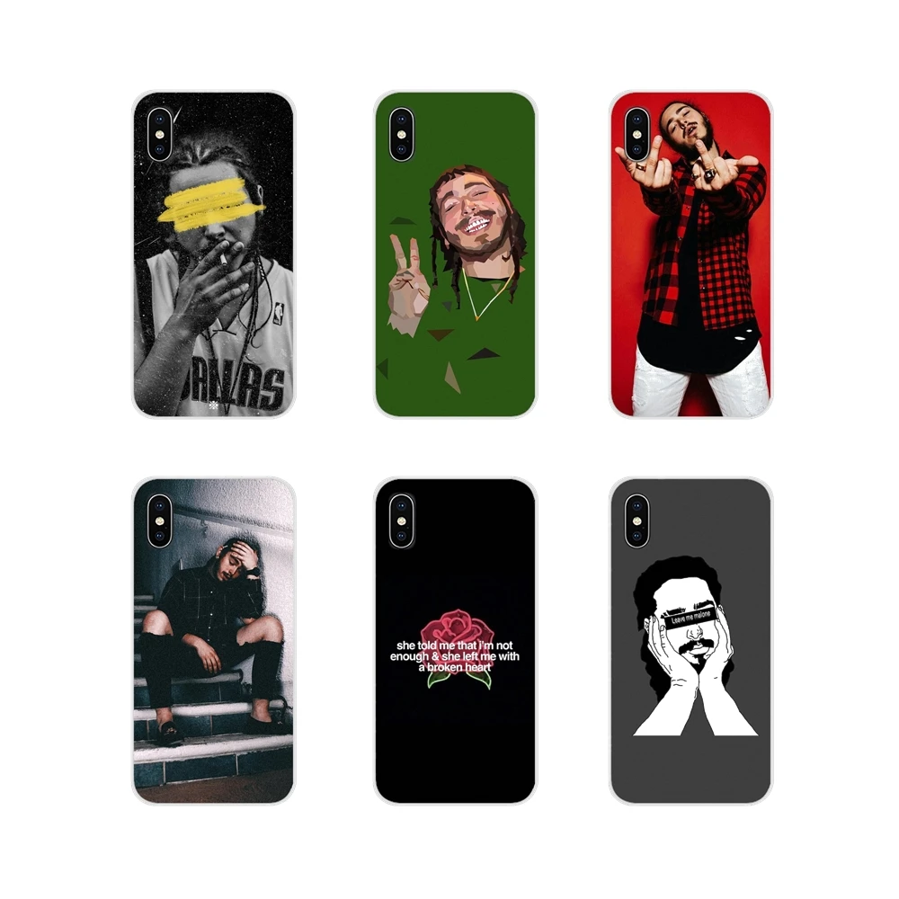 Для Huawei P Smart Mate Honor 7A 7C 8C 8X 9 P10 P20 Lite Pro Plus Post Malone Music Art аксессуары чехлы для телефонов
