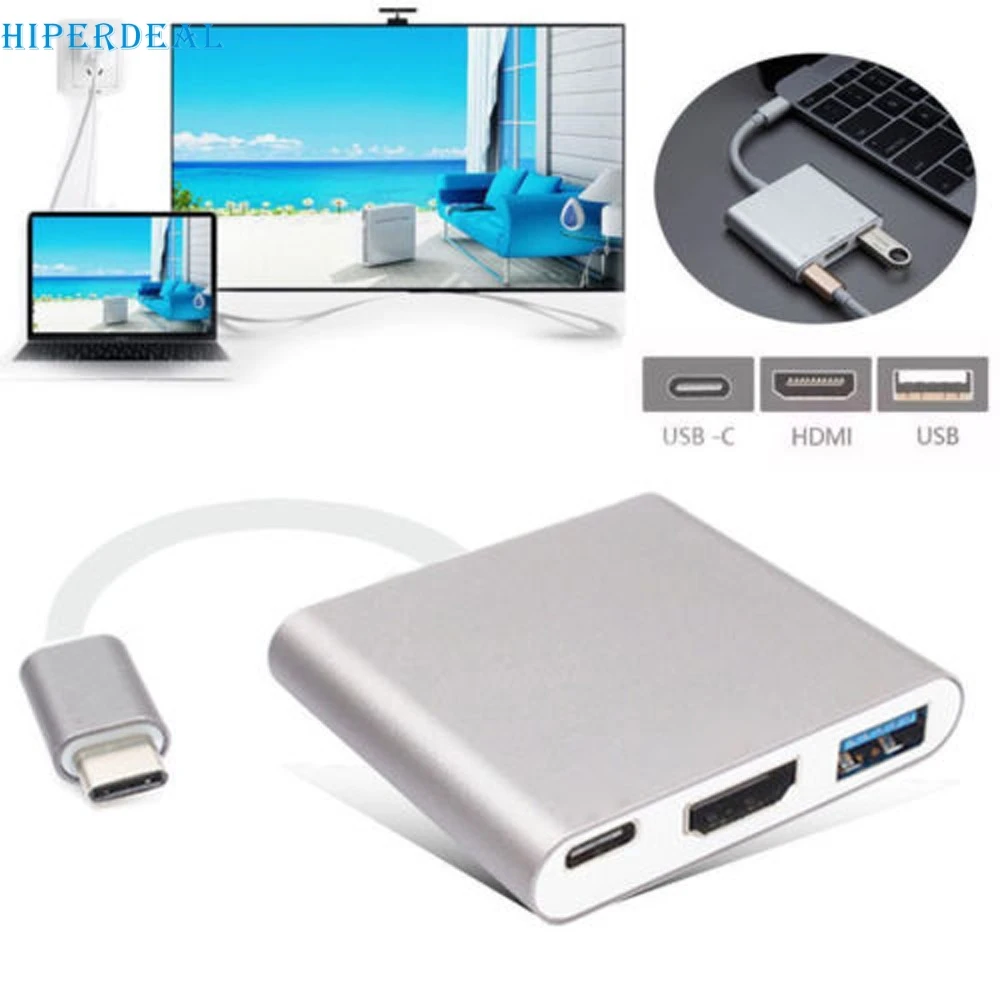 HIPERDEAL новые порты usb многопортовый Тип C USB 3 1 на 4K HDMI 0 адаптер в концентратор для