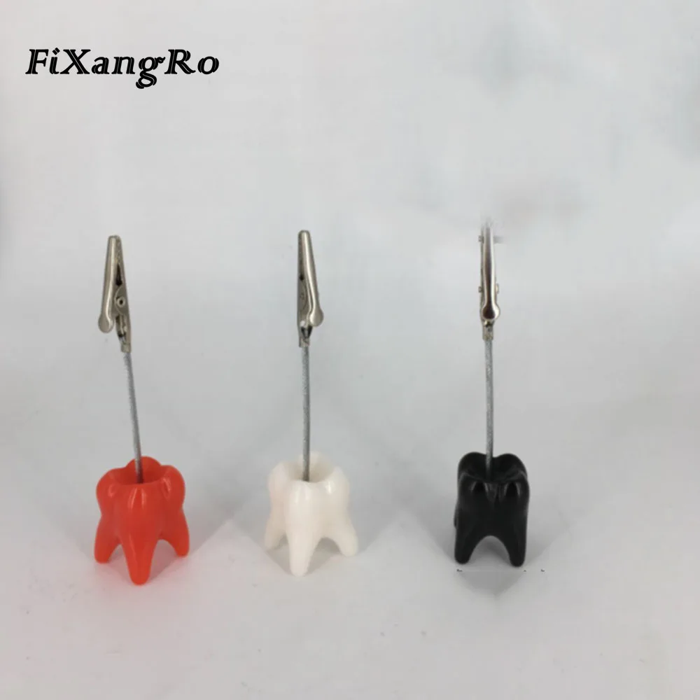 

6 Pcs/Pack Dental Clinic Tooth Business Name Card Holder Case Display Stand