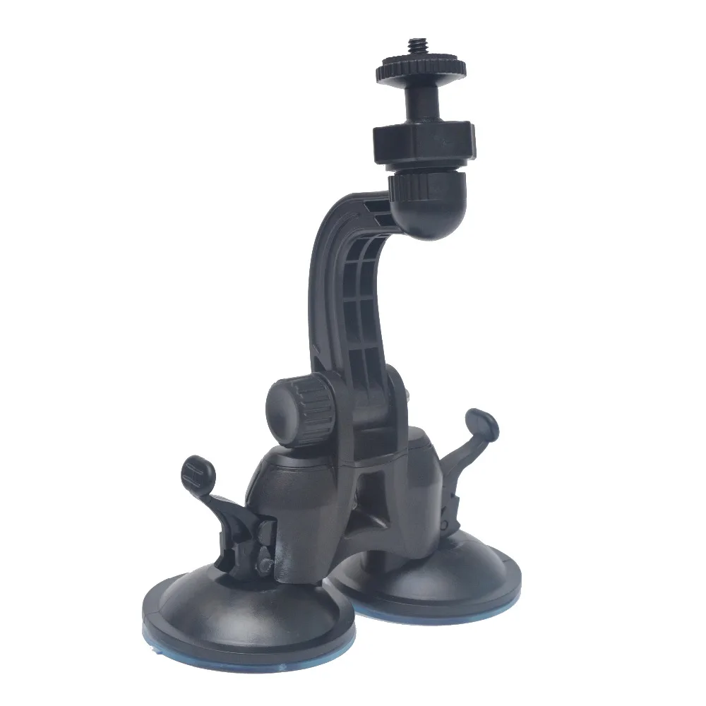 

Супер сильный держатель 1/4 "с двойной присоской на присоске для Sony AEE Sports DV Автомобильный видеорегистратор крепление DVR GPS кронштейн