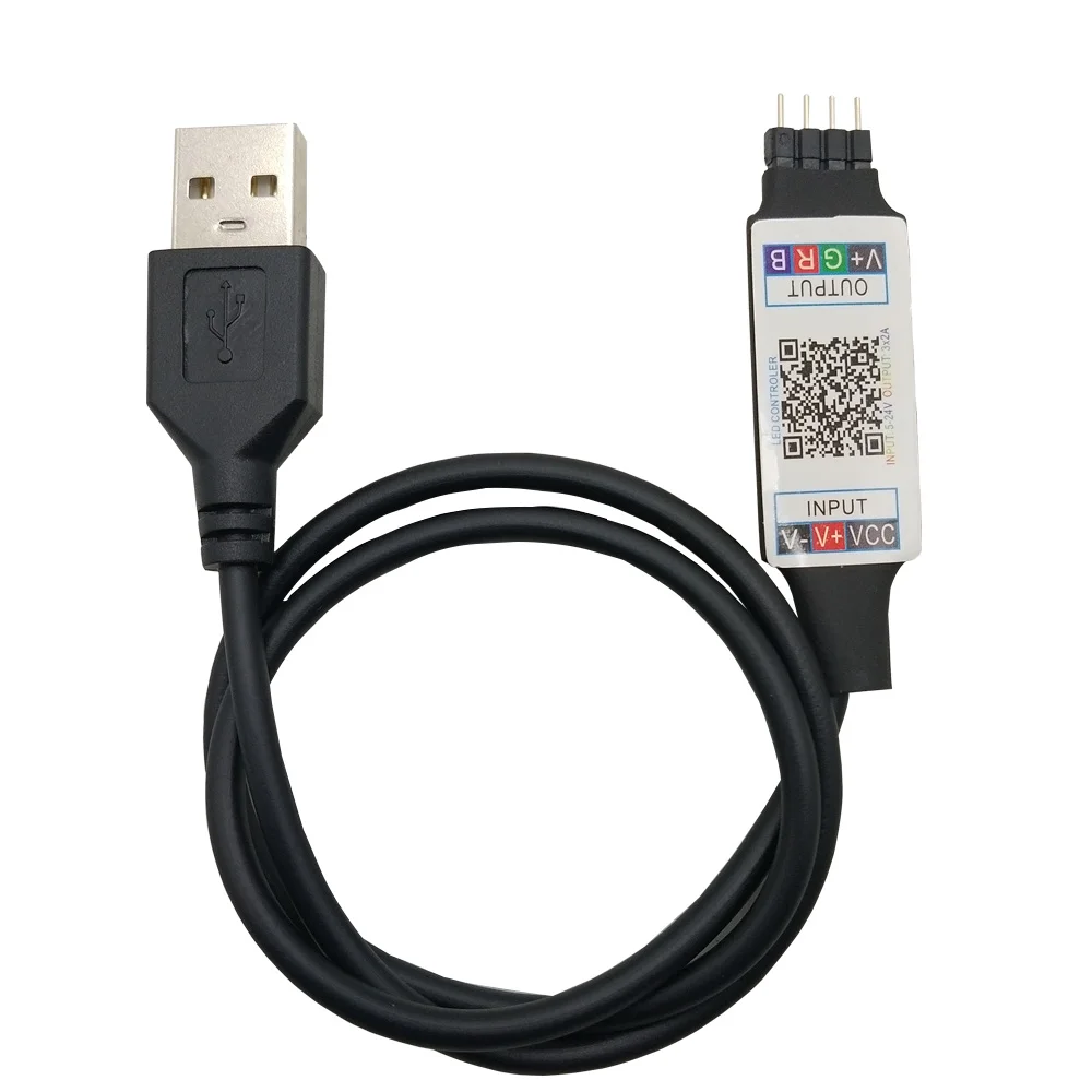 5 В USB светодиодный RGB контроллер Bluebooth мощность для ТВ ПОДСВЕТКА Красочный светодиодный RGB контроллер пульт дистанционного управления светильник Magic Home