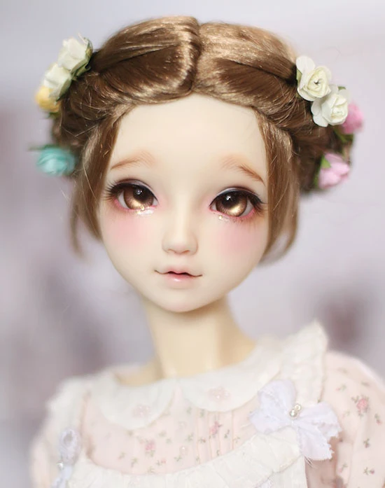 D01-P454 детская игрушка ручной работы 1/3 1/4 кукла интимные аксессуары BJD/SD/MDD кукла парик овчарка девушка волосы плетеные 1 шт
