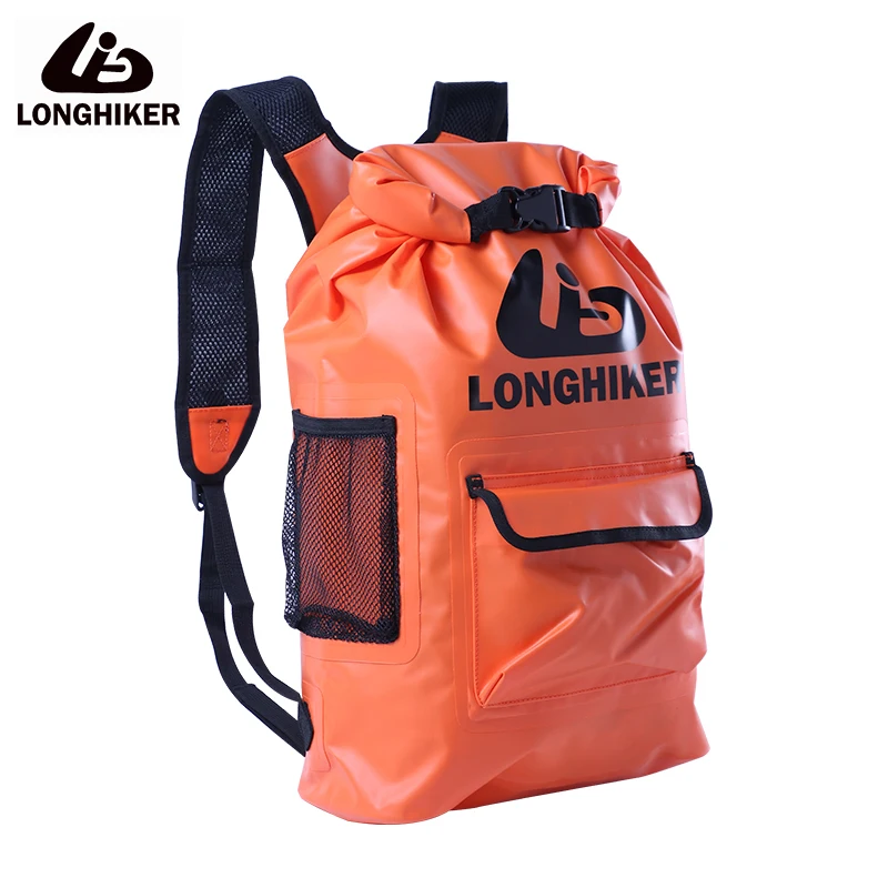 Sealded Waterproof Dry Beach Backpack Bag For Outdoor PVC Hiking Impermeable Water Proof Backpacks Bag 20L/16L