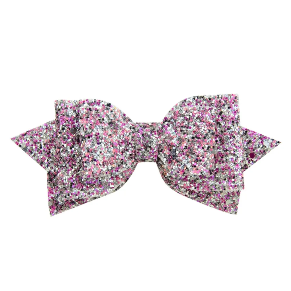 

1piece 3.5'' Girls Glitter Hair Clips Bling Shining Kids Hairpins Hair Accessories Headwear 881
