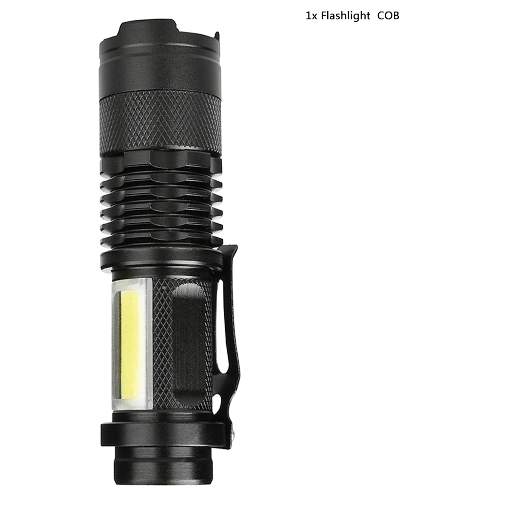 SK68C Litwod Z90SK68C светодиодный мини-фонарик XP-G Q5 COB Zoom водонепроницаемый алюминиевый фонарь с 4 режимами использования батареи 14500 или AA для кемпинга - Испускаемый цвет: SK68C