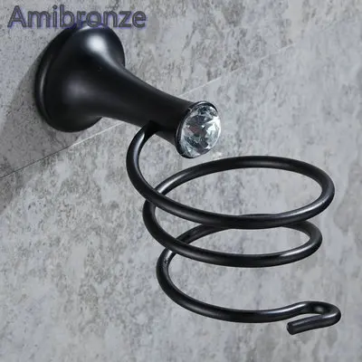 Hair Dry Rack only B701 серия Черная краска из нержавеющей стали, аксессуары для ванной комнаты, вешалка для полотенец, держатель для бумаги, мыльница, держатель для щетки, крючок для халата - Цвет: Hair Dry Rack only
