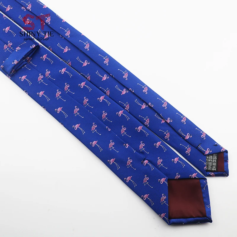 Formal Men's Tie Polyester 6CM Flamingo Elephant Print Animal Neck For Men Business Causal Fashion Party Wedding Accessories |