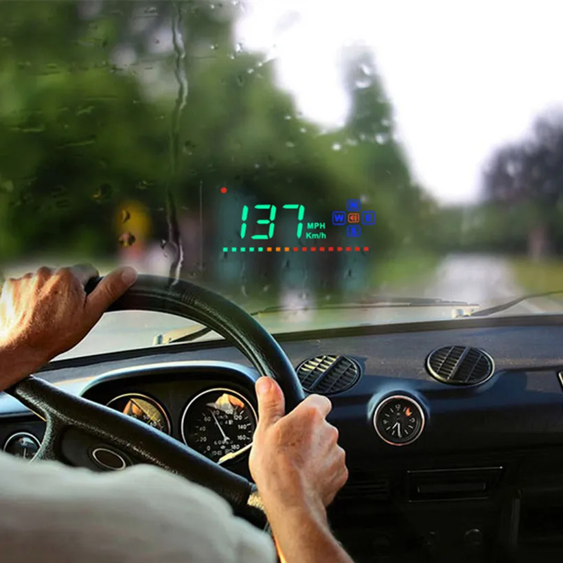 A2 Универсальный 3 5 экран авто автомобиль GPS HUD Автомобильный дисплей спидометры