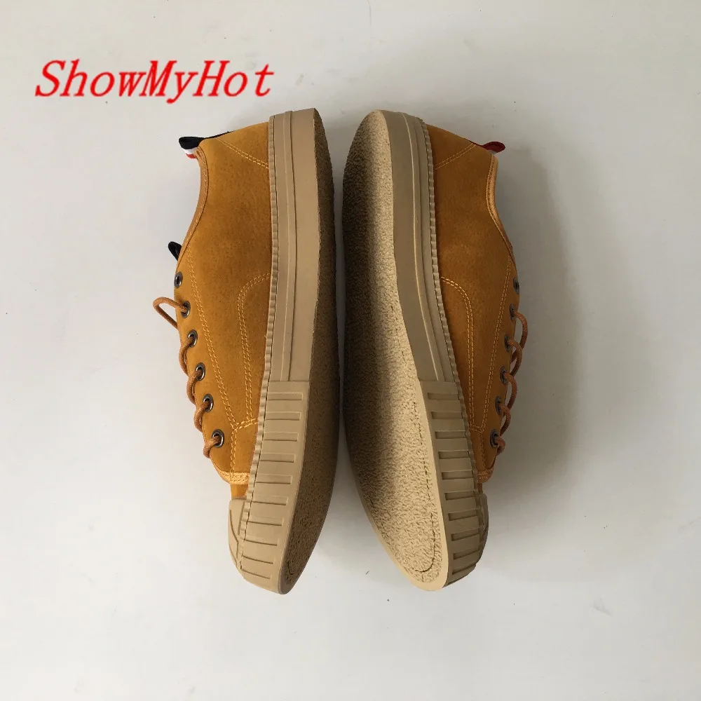 ShowMyHot Мужская дышащая обувь мужская удобная со шнуровкой из лакированной кожи |