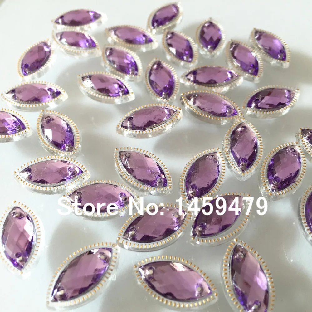 Бесплатная доставка 150 шт. 10X17mm Phnom светильник фиолетовый алмаз акриловые камни с