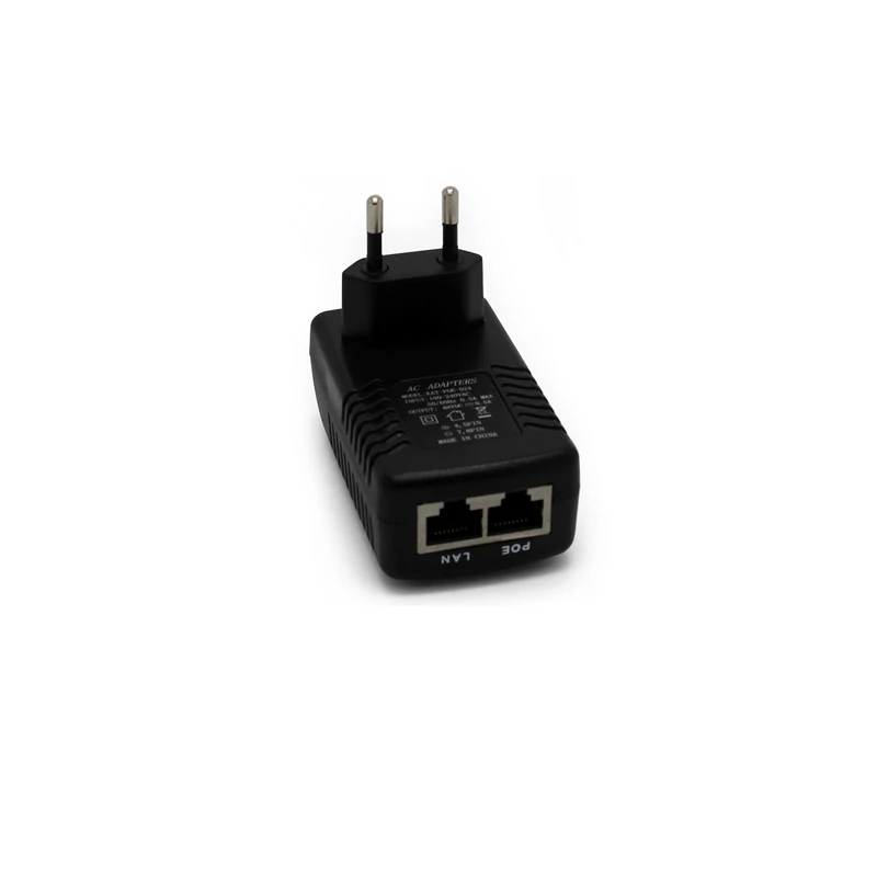 Бесплатная доставка 5 шт. 12 В 1A Инжектор POE Мощность Over Ethernet адаптер