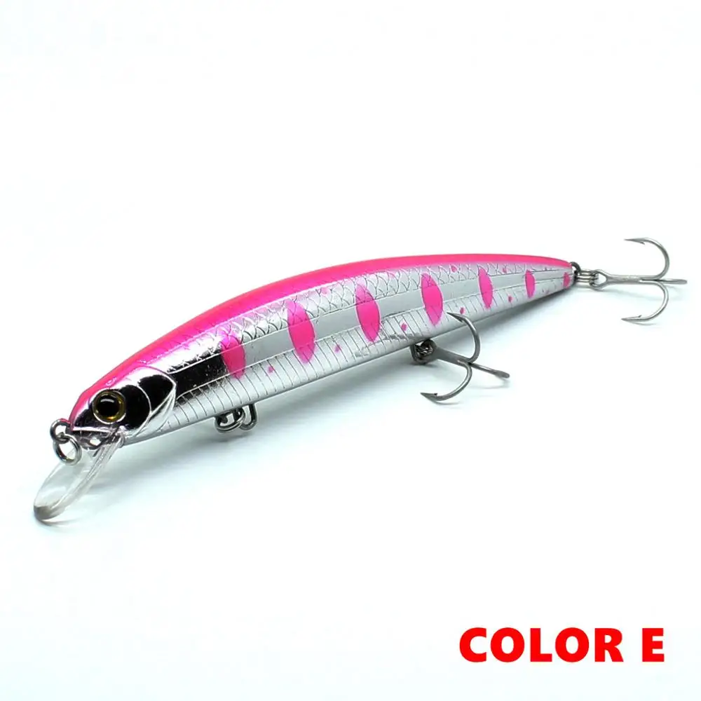 E ck115 AOCLU Jerkbait воблеры 6 цветов 11,5 см 14,5 г жесткая наживка гольян рыболовные приманки с магнитом для забрасывания на большие расстояния VMC крючки - Цвет: E ck115