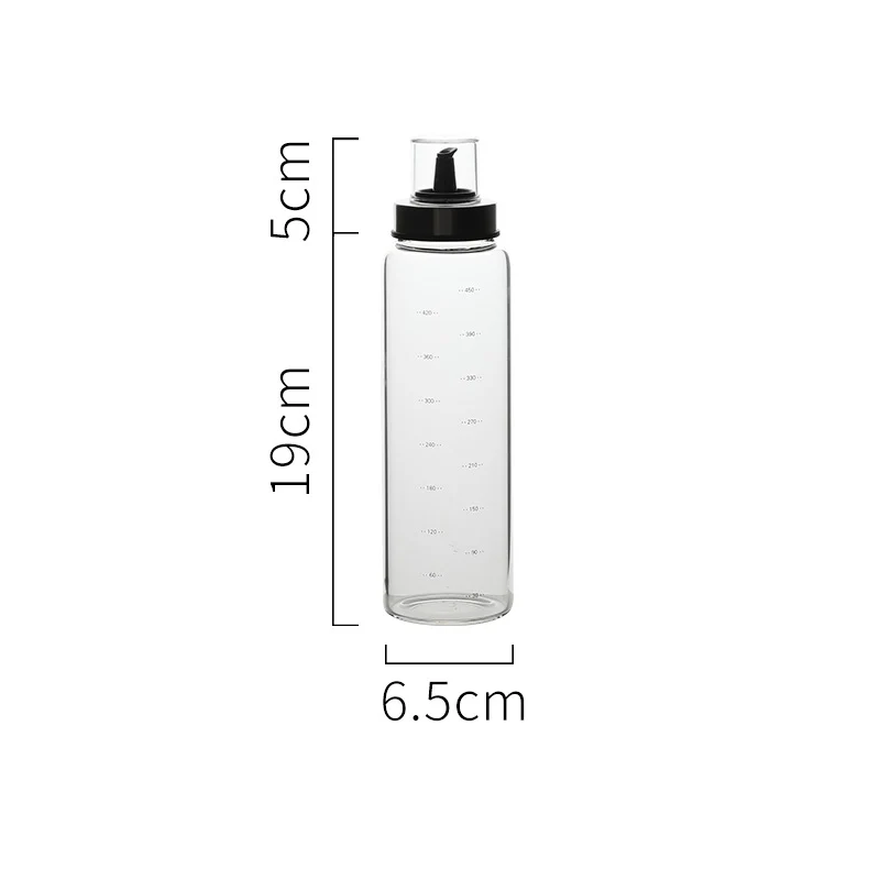Type A-500ML Стеклянная кулинарная приправа, бутылка для хранения масла, дозатор уксуса, соуса, закрытые бутылки, горшок для специй, перца, контейнер, коробка для кухни - Цвет: Type A-500ML