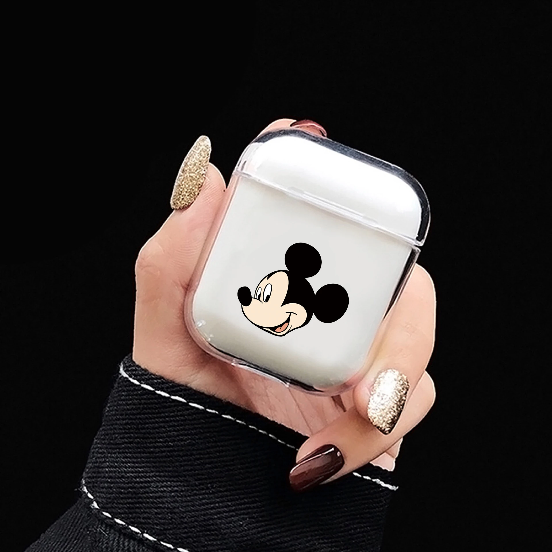 Чехол для Airpods Случае Милые прозрачные жесткий Беспроводной Bluetooth наушники чехол