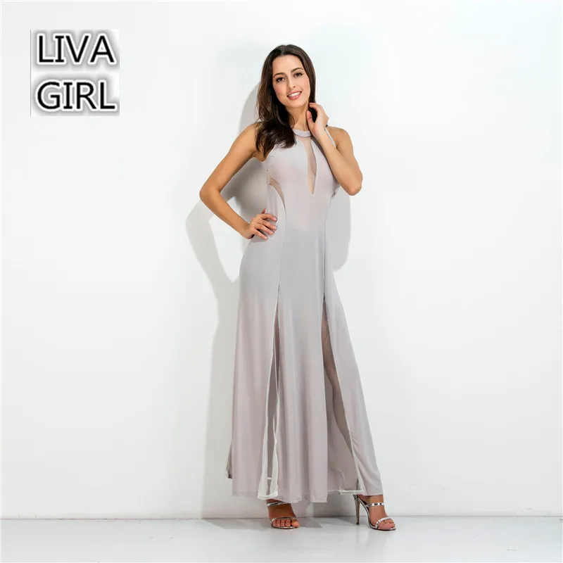 Вечернее Длинное Платье 2017 летнее сексуальное Макси женское вечернее платье