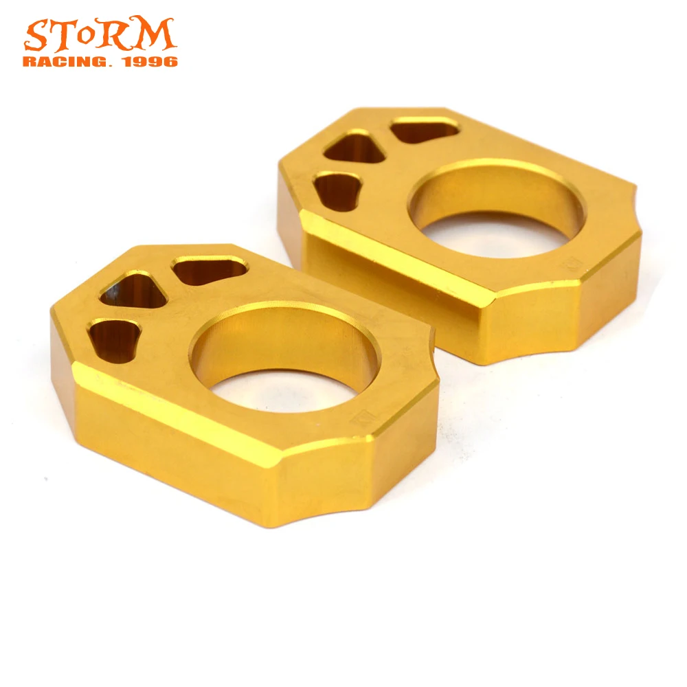 Мотоцикл CNC Золотая оси блок цепи регулятор для SUZUKI RMZ250 2004 2019 RMZ450 2005 RMX450Z 2010 2017