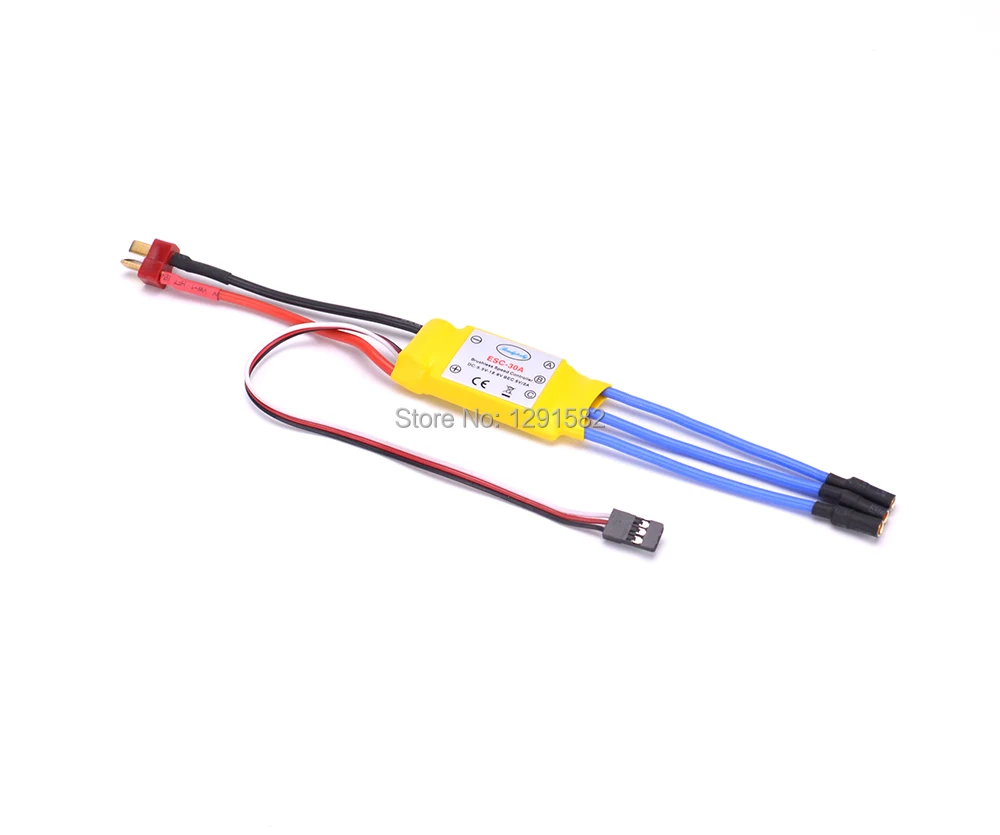 Бесщеточный Регулятор Скорости 30A ESC 1 шт. 2 А 5 В BEC с T образной вилкой и 3 мм