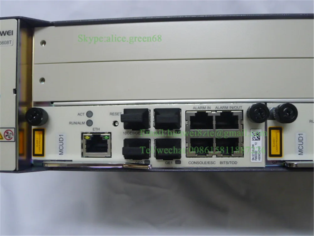 Хуавэй 19 &quotдюймов Мини OLT MA5608T с 2*10 г uplink плата MCUD1 + 1 * AC DC питания MPWD без платы. |