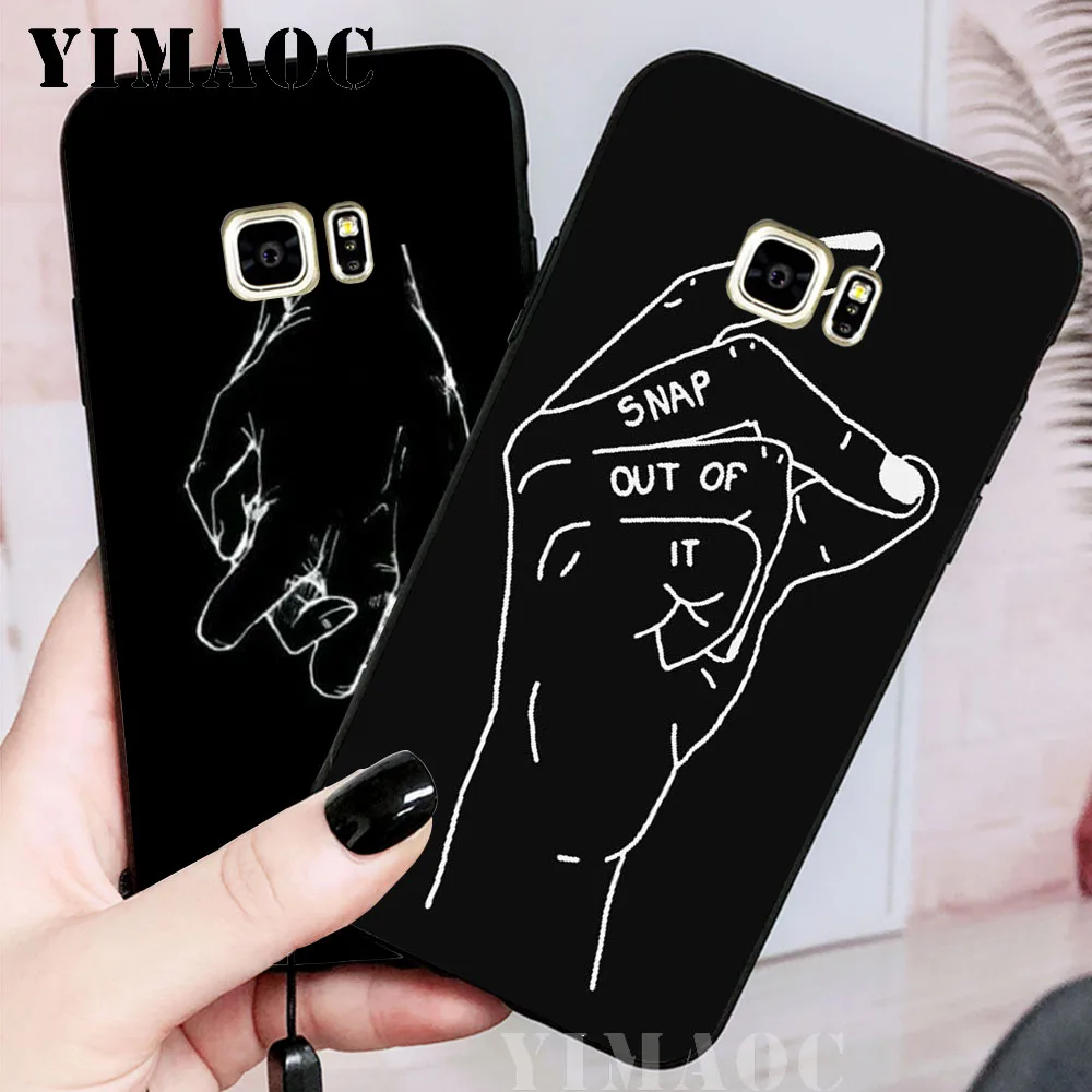 YIMAOC Линия искусства Тела Живопись мягкий чехол для samsung Galaxy S10 Plus S10e S6 S7 Edge S8 S9 J6 M10