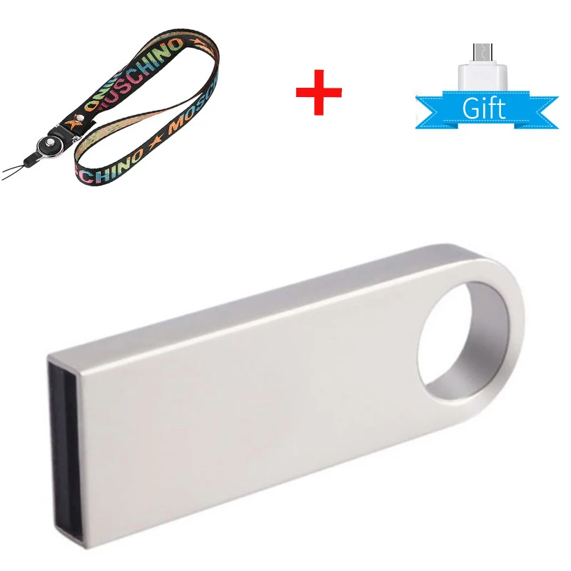 Флеш-накопитель usb 3,0, металлический usb флеш-накопитель 128 ГБ, 64 ГБ, флеш-накопитель 16 ГБ, 8 ГБ, 4 Гб, 32 ГБ, флеш-накопитель, бесплатный usb-конвертер+ ремешок
