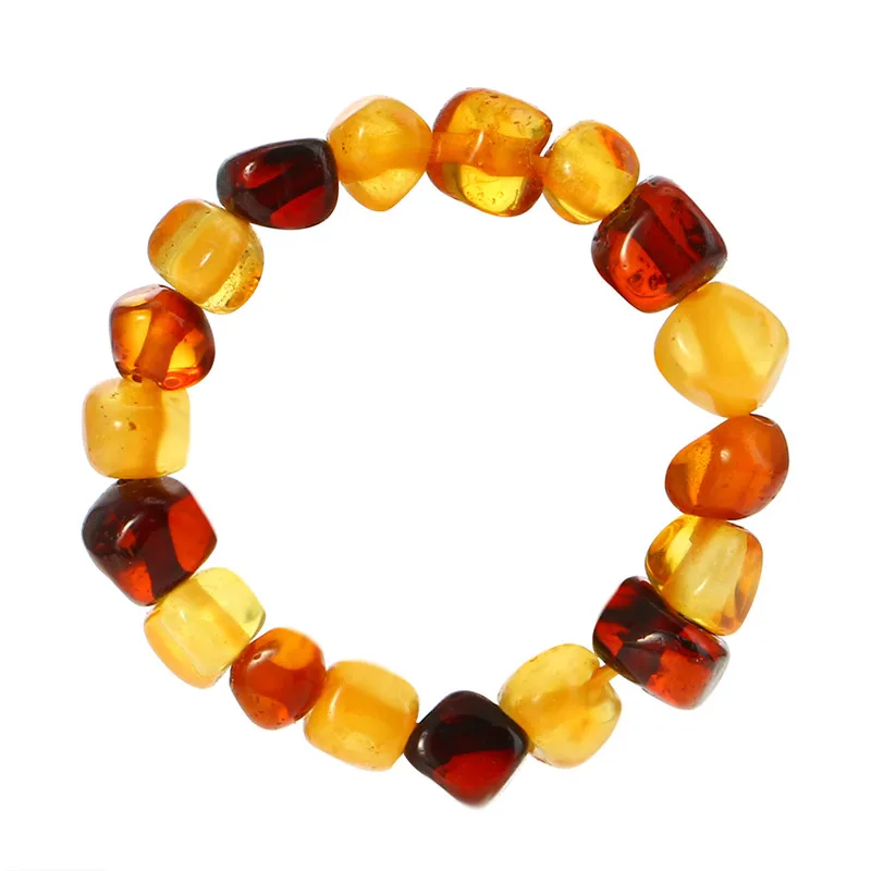 Multicolor HAOHUP, перегоняемое кольцо для женщин, натуральный драгоценный камень, свадебные украшения, 2 шт, дешевле - Цвет камня: Multicolor
