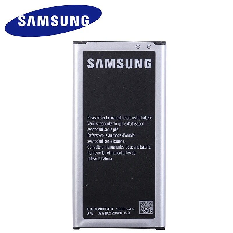 Оригинальный сменный аккумулятор Samsung Сменный для Galaxy S5 NEO G903F G903W оригинальный 2800