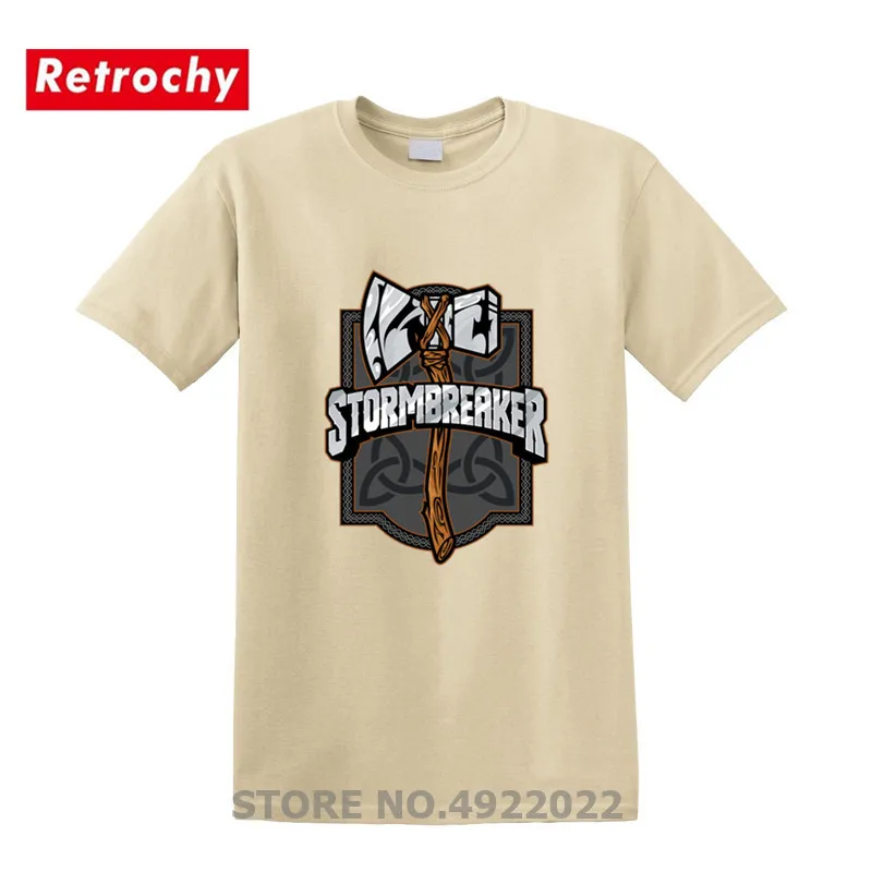 Ретро Stormbreaker Viking футболка с надписью Thor классический фильм Мужская Викинг