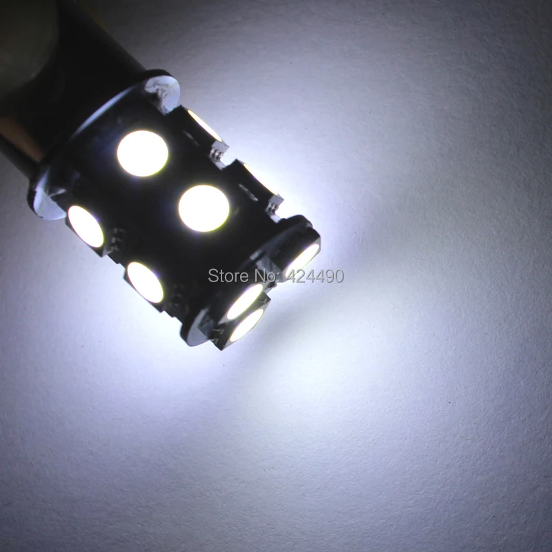 Светодиодная лампа 10x1156 382 BA15S p21w 1157 BAY15D p21/5 Вт bay15d PY21W 13 smd 5050 стоп сигнал заднего