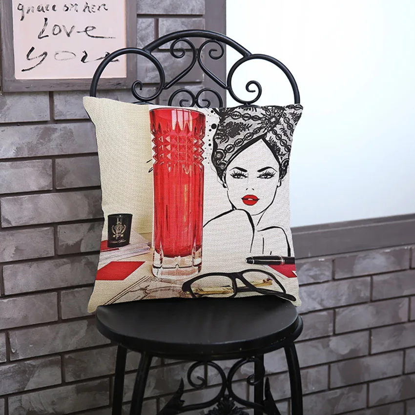 Современная модная обувь на высоком каблуке для девочек с принтом губной помады