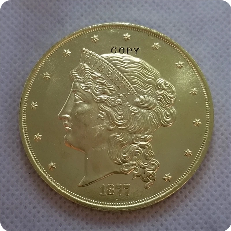Копия копия США 1877 Φ 50 долларов монет бесплатная доставка|Безвалютные монеты| |