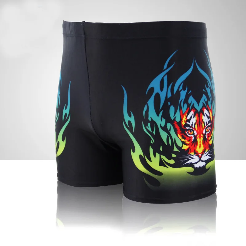 Новое поступление для мужчин с принтом в виде тигра мальчиков Купальные шорты