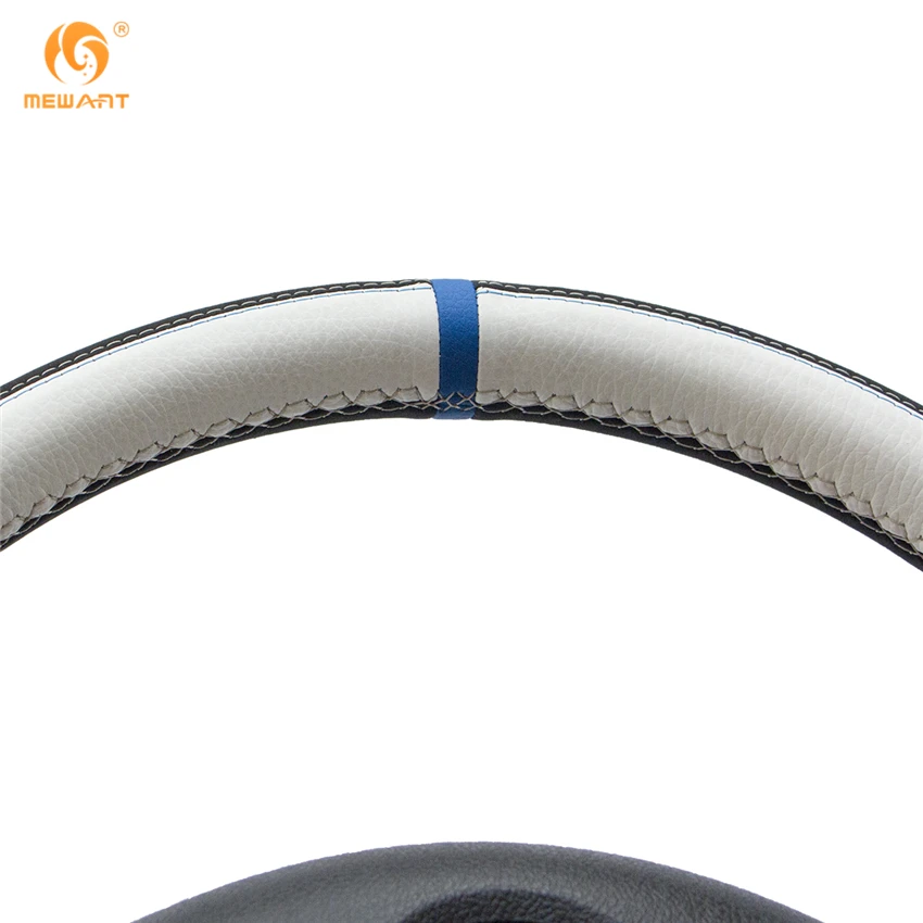 Чехол на руль MEWANT из натуральной кожи для Volkswagen VW Golf 7 Mk7|steering wheel cover|suede steering coverwheel