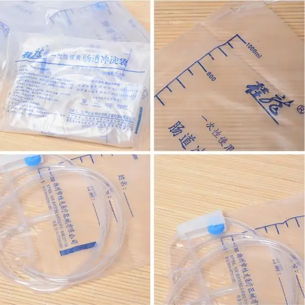 20 шт одноразовая сумка для клизмы мешки мытья кишечника бытовая кофейная клизма