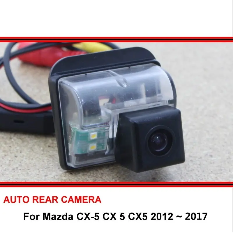 Автомобильная камера заднего вида HD CCD с ночным видением для Mazda 5 CX5 2012 ~ 2017 вида|hd
