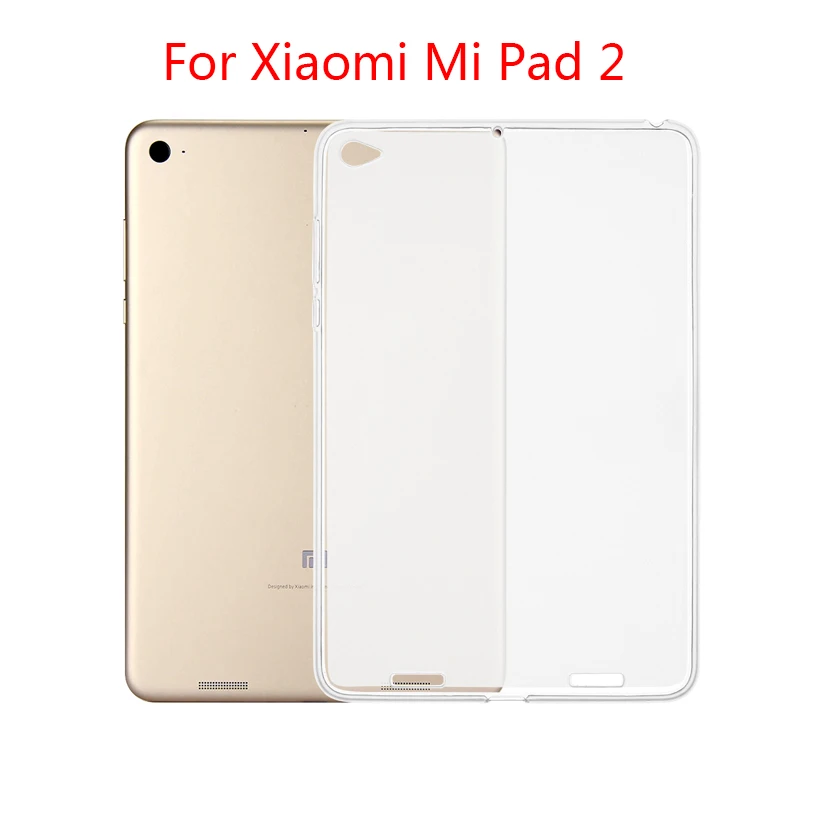 For Xiaomi Mi Pad 2 Прозрачный чехол для Xiaomi mi Pad mi коврик для детей 1 года, 2, 4, плюс 7,9 8,0 10,1 чехол s mi Pad1 mi Pad2 mi Pad4 Plus прозрачный мягкий кремний чехол для планшета - Цвет: For Xiaomi Mi Pad 2