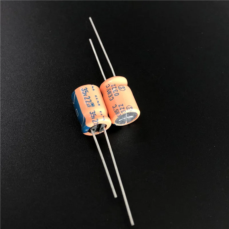 5 шт./50 шт. 22 МКФ 35 в ELNA 8x11 мм оранжевый 35V22uF аудио конденсатор Электронные