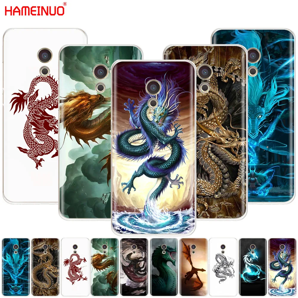 HAMEINUO китайский дракон дизайн крышка чехол для телефона Meizu M6 M5 M5S M2 M3 M3S MX4 MX5 MX6 PRO 6 5