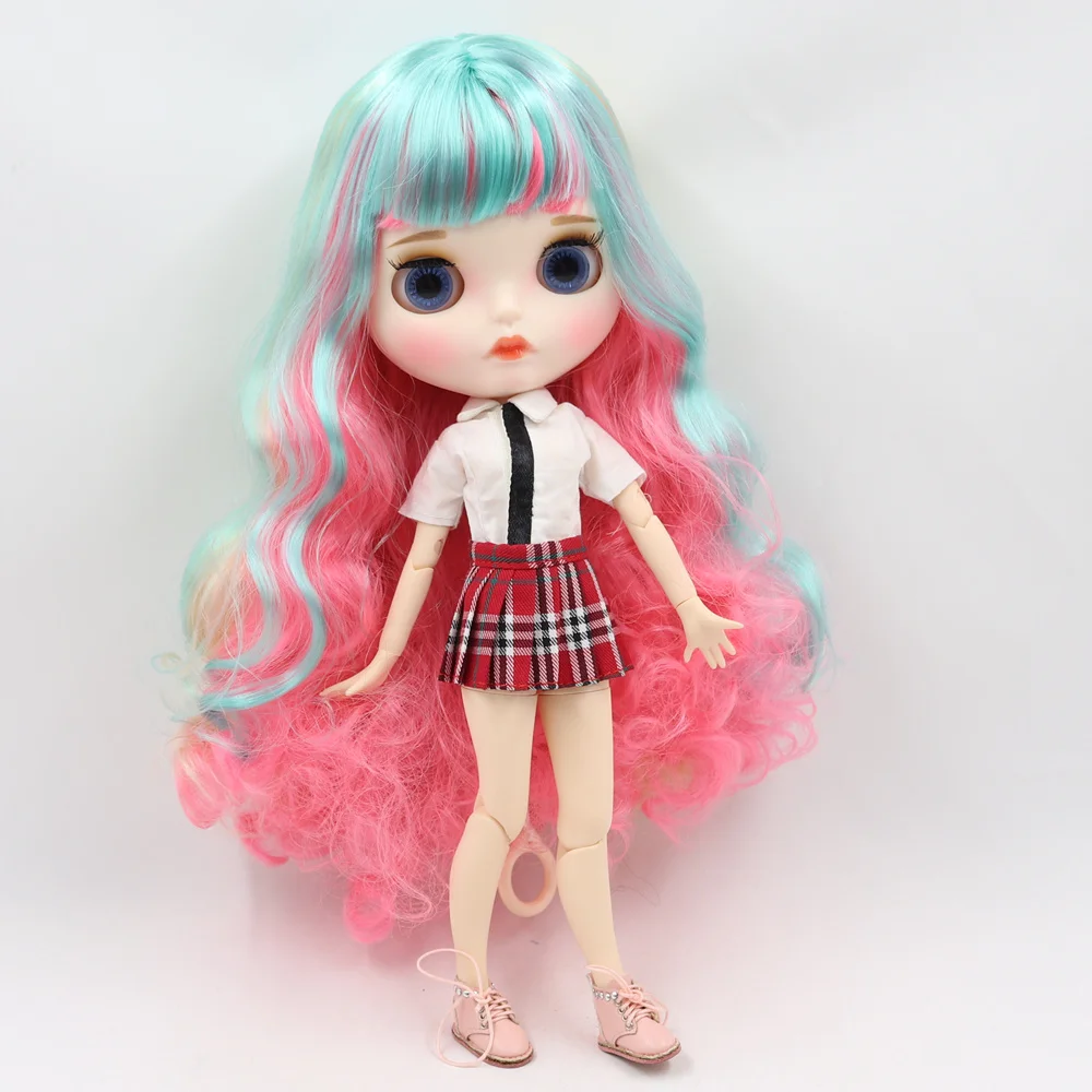 Кукла Blyth ICY DBS с белой кожей шарнирное тело новинка матовое лицо смешанные цвета