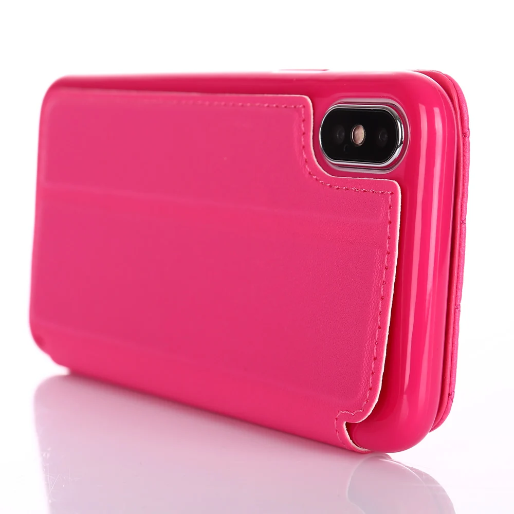 Кожаный чехол кошелек с блестящей короной и бриллиантами для iPhone X XR XS Max 6s 7 8 Plus