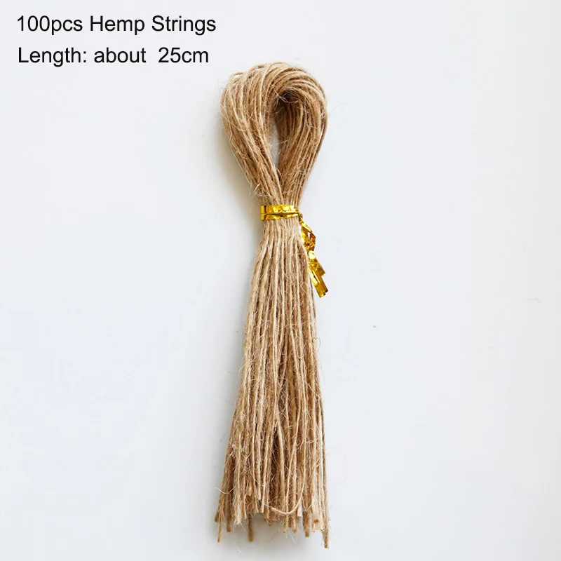 hemp strings Спасибо ярлык для подарка своими руками Единорог лама Русалка Роза дизайн Свадебная вечеринка бумажные бирки Упаковка Этикетка декоративные бумажные бирки - Цвет: hemp strings
