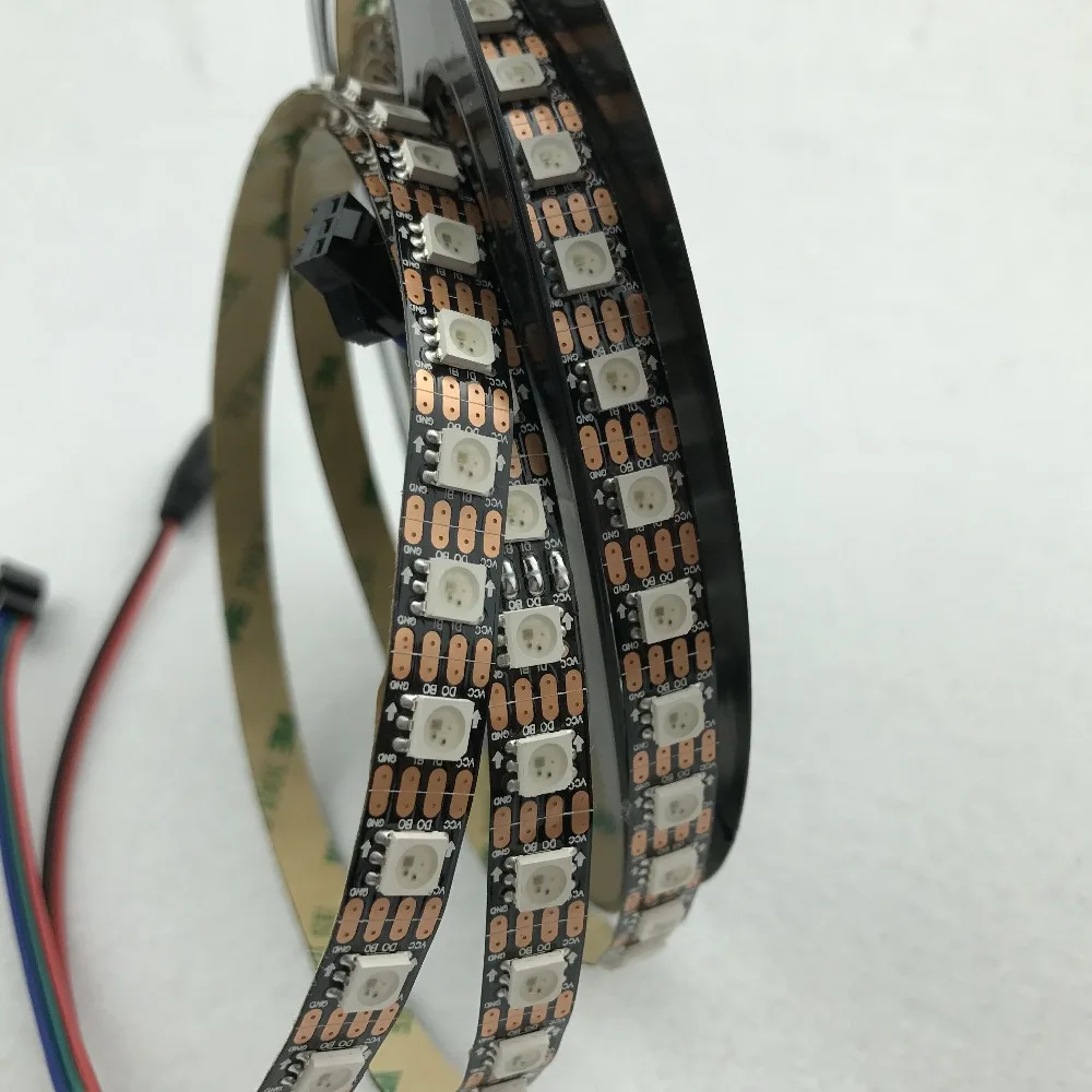 Полноцветная Пиксельная Светодиодная лента 4m 90 светодиодный s/m DC5V WS2813 RGB IP66 С